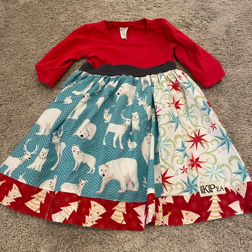 Kpea original dress polar bear holiday  vguc